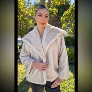 Elegant Cream Women's Coat